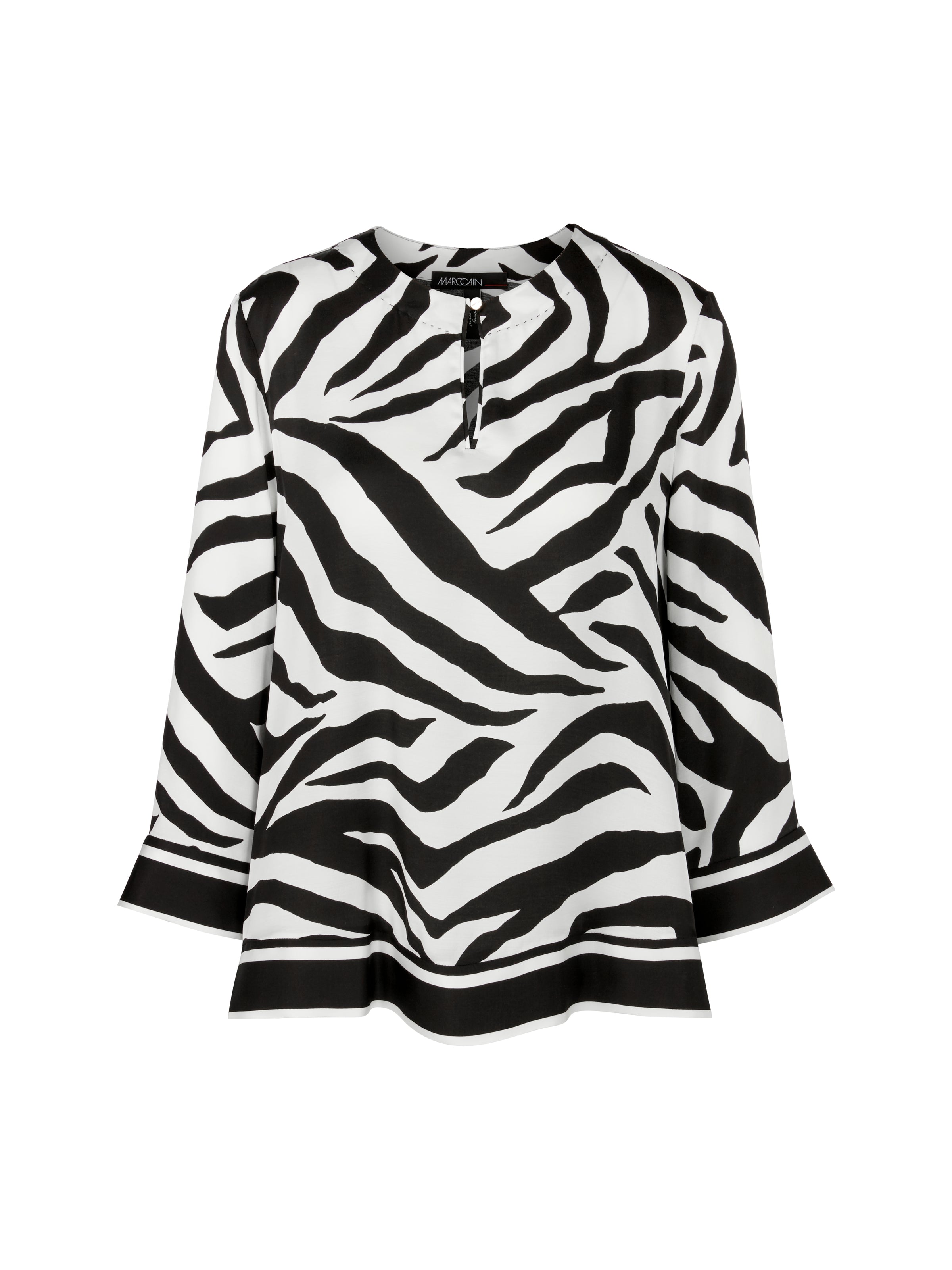 An image of the Marc Cain Zebra Print Blouse
