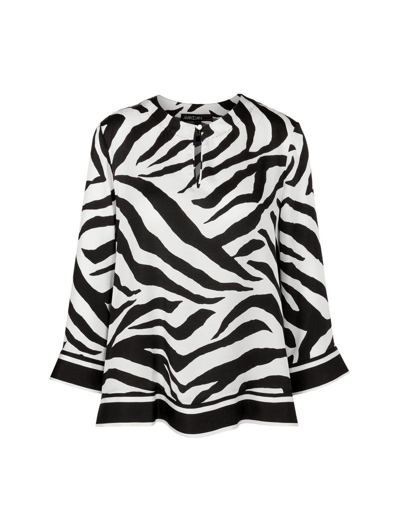 An image of the Marc Cain Zebra Print Blouse