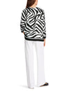 An image of the Marc Cain Zebra Print Blouse
