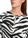 An image of the Marc Cain Zebra Print Blouse