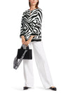 An image of the Marc Cain Zebra Print Blouse