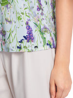 An image of the Marc Cain Floral V-Neck T-Shirt