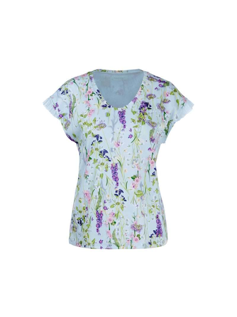 Floral V-Neck T-Shirt