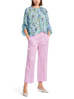 An image of the Marc Cain Floral Sheer Blouse