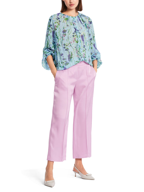 An image of the Marc Cain Floral Sheer Blouse