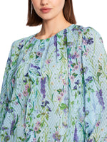 An image of the Marc Cain Floral Sheer Blouse