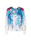 An image of the Marc Cain Long Sleeve Pattern Blouse