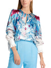An image of the Marc Cain Long Sleeve Pattern Blouse