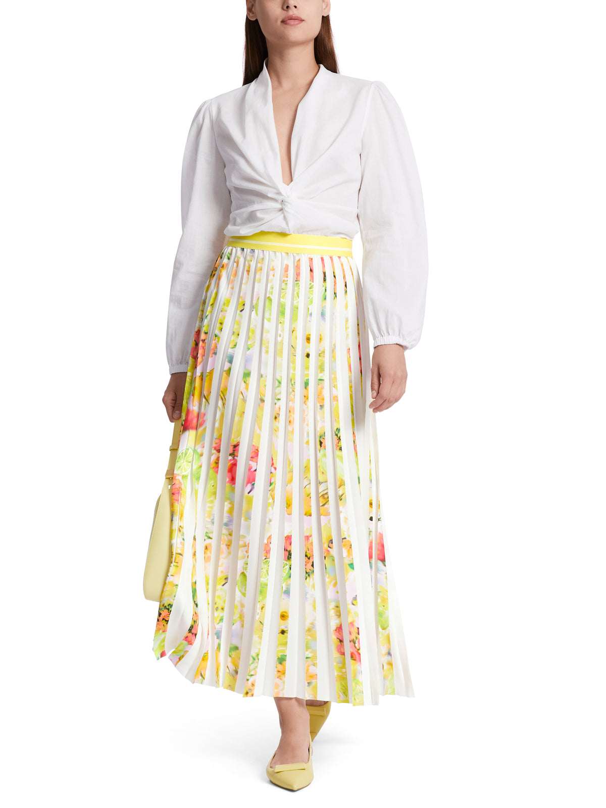 An image of the Marc Cain Pleated Skirt