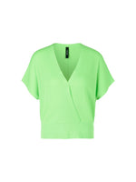 An image of the Marc Cain Short Sleeve Wrap Top