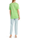 An image of the Marc Cain Short Sleeve V-Neck Top
