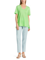 An image of the Marc Cain Short Sleeve V-Neck Top
