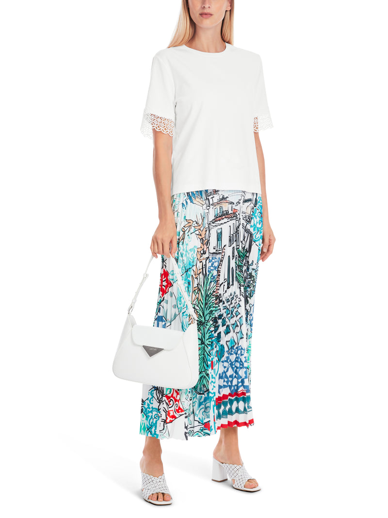 An image of the Marc Cain T-Shirt with Lace Trim