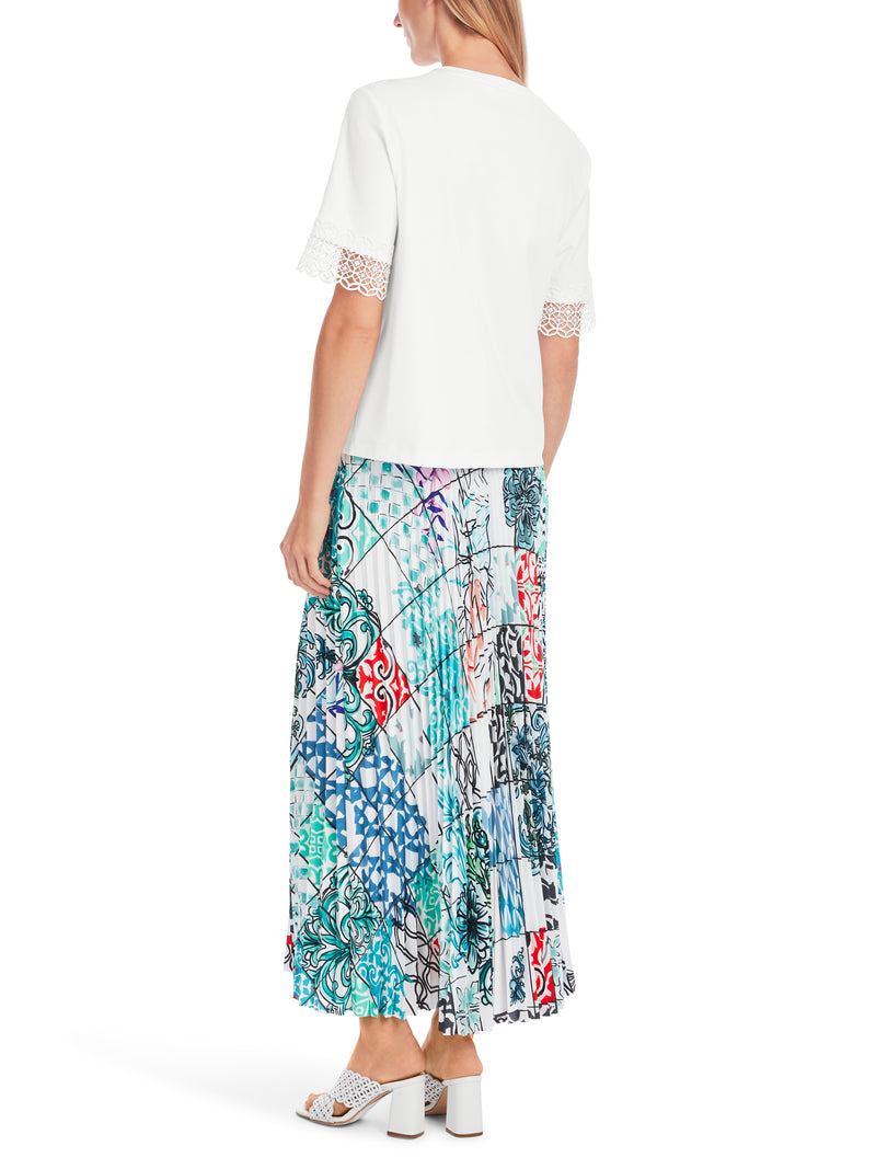 An image of the Marc Cain T-Shirt with Lace Trim
