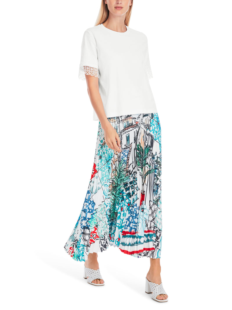An image of the Marc Cain T-Shirt with Lace Trim