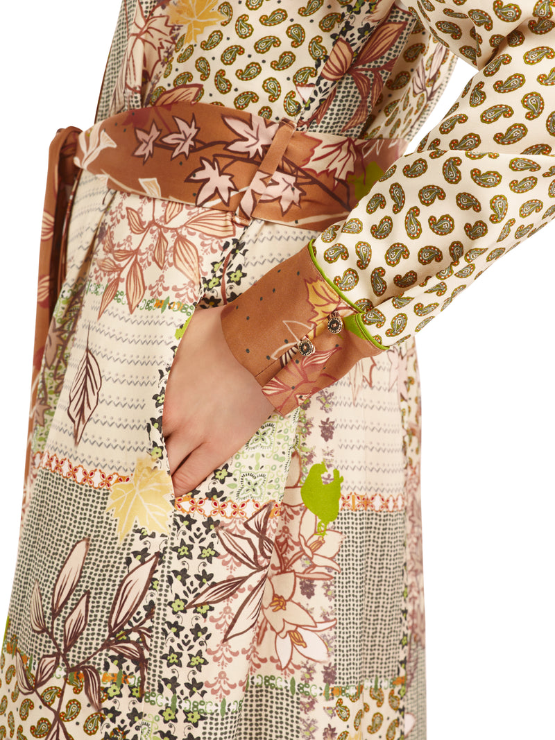 An image of the Marc Cain Floral Shirt Dress