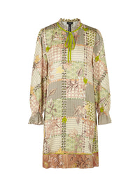 An image of the Marc Cain Tie Neck Shift Dress