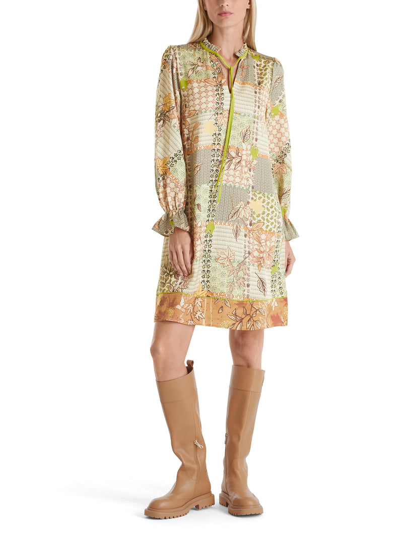 An image of the Marc Cain Tie Neck Shift Dress