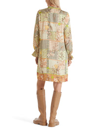 An image of the Marc Cain Tie Neck Shift Dress
