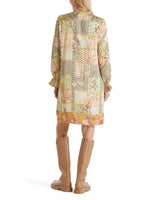 An image of the Marc Cain Tie Neck Shift Dress