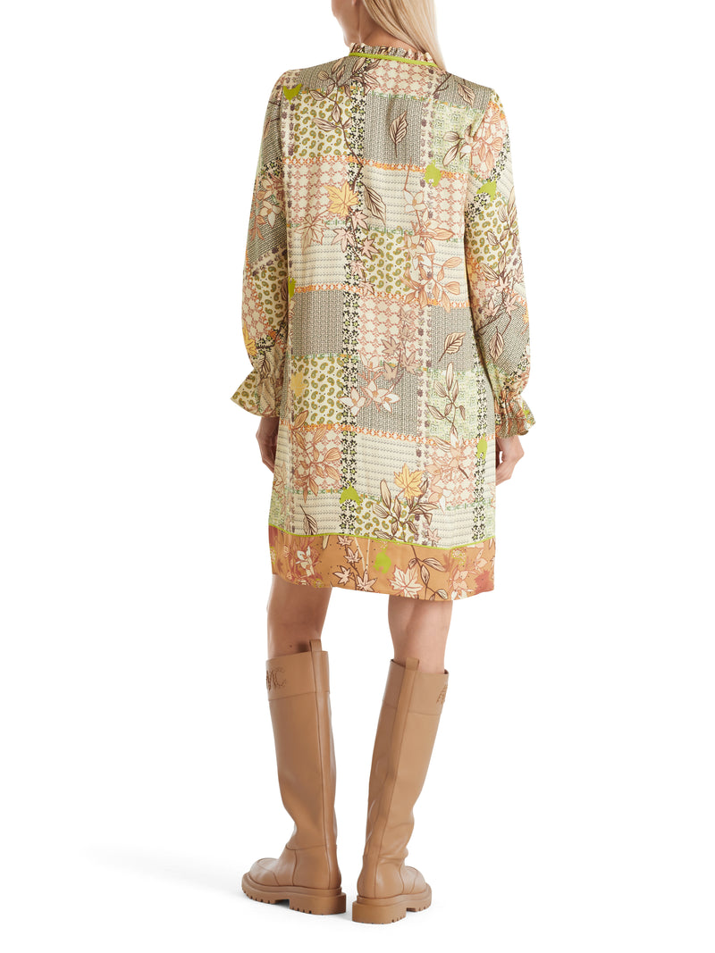 An image of the Marc Cain Tie Neck Shift Dress
