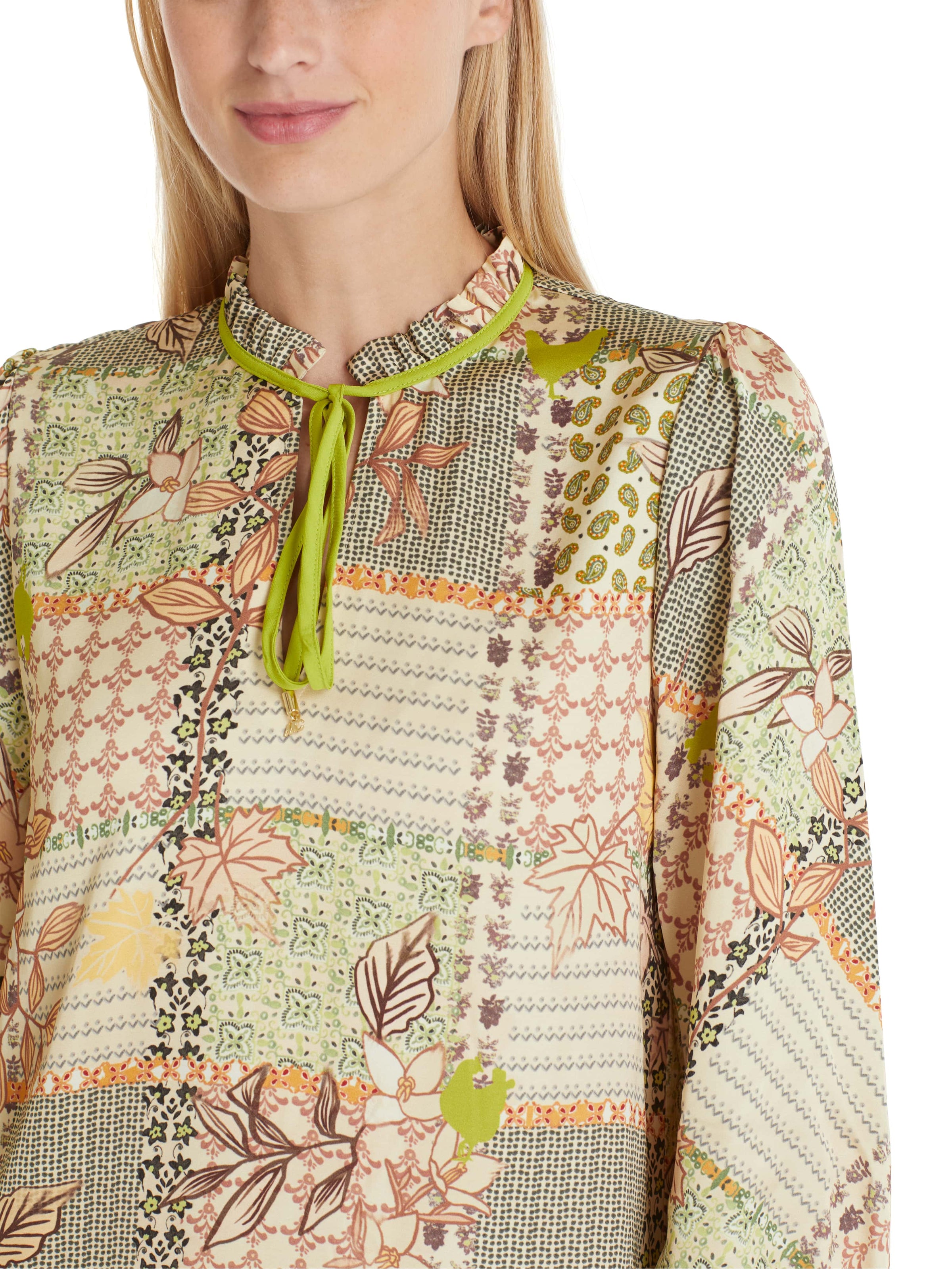 An image of the Marc Cain Tie Neck Shift Dress