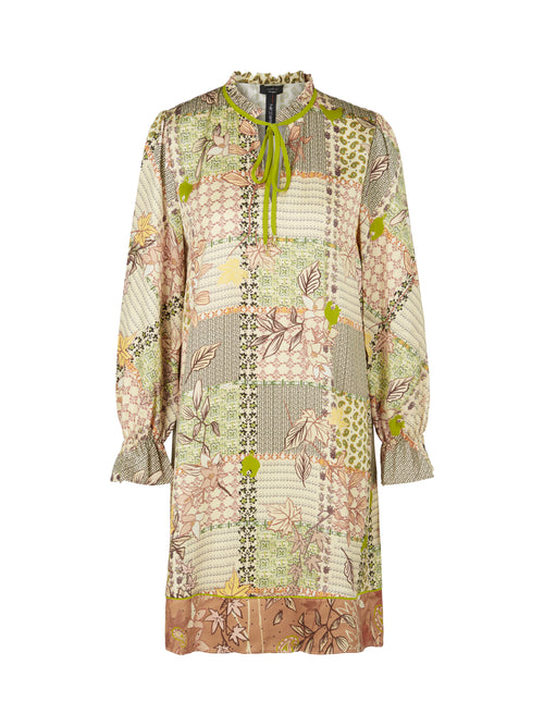 An image of the Marc Cain Tie Neck Shift Dress