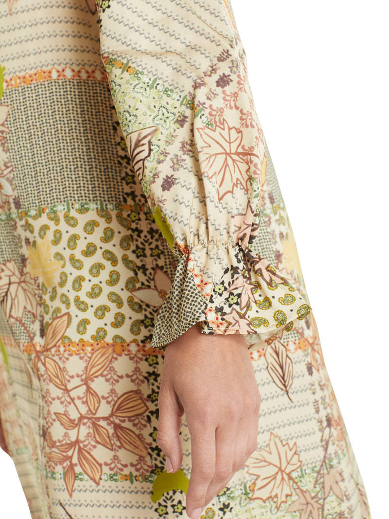 An image of the Marc Cain Tie Neck Shift Dress