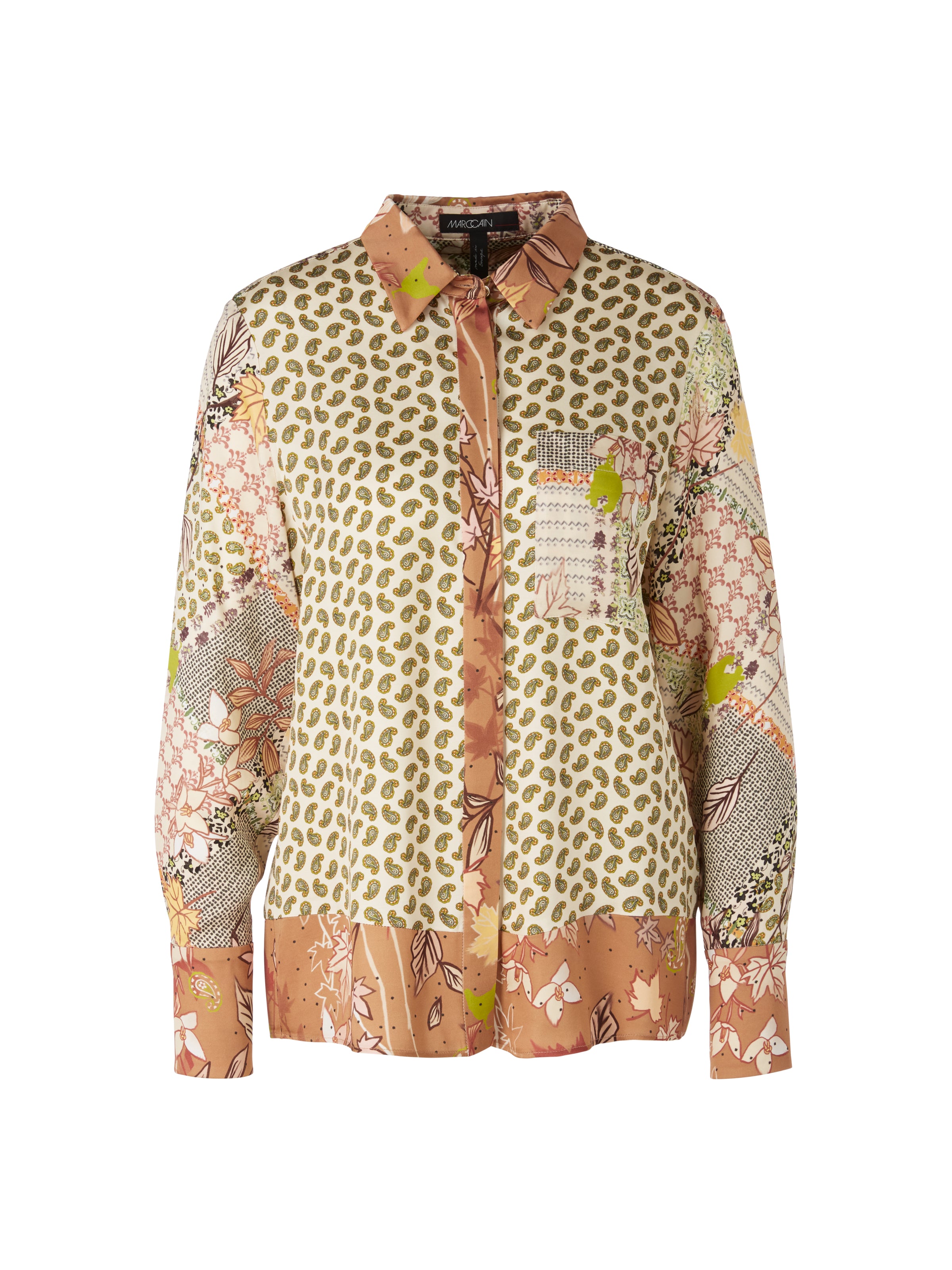 An image of the Marc Cain Long Sleeve Patterned Blouse