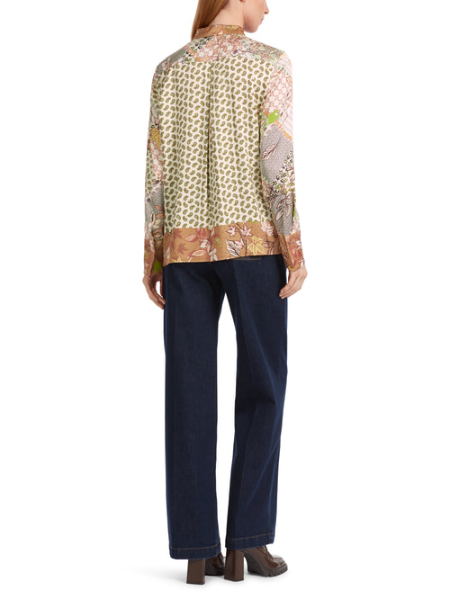 An image of the Marc Cain Long Sleeve Patterned Blouse