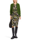 An image of the Marc Cain Mixed Print Midi Dress