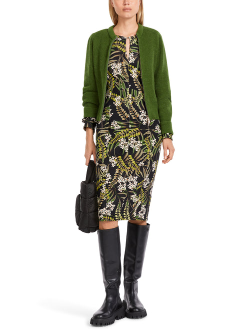 An image of the Marc Cain Mixed Print Midi Dress