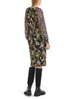 An image of the Marc Cain Mixed Print Midi Dress
