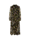 An image of the Marc Cain Long Sleeve Maxi Dress