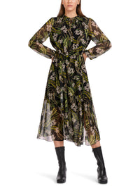 An image of the Marc Cain Long Sleeve Maxi Dress