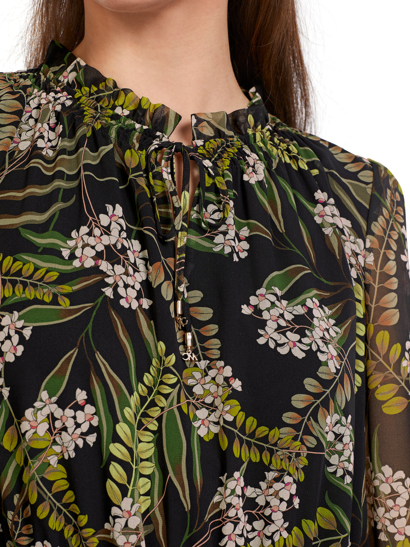 An image of the Marc Cain Long Sleeve Maxi Dress