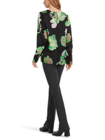 An image of the Marc Cain Floral Round Neck Blouse