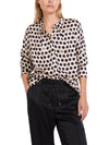 An image of the Marc Cain Dot & Mushroom Design Blouse