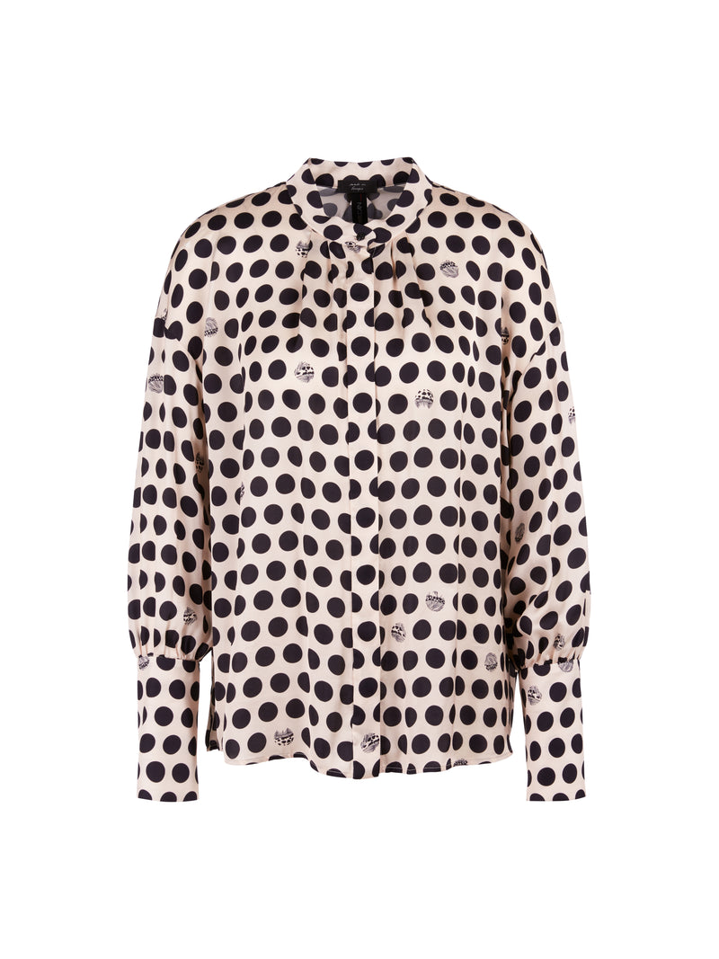 An image of the Marc Cain Dot & Mushroom Design Blouse