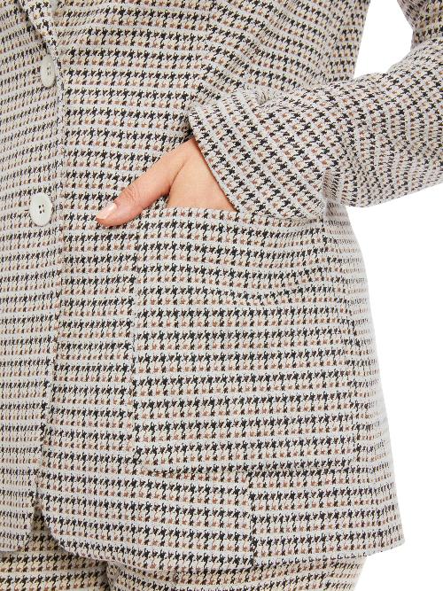 An image of the Marc Cain Houndstooth Blazer