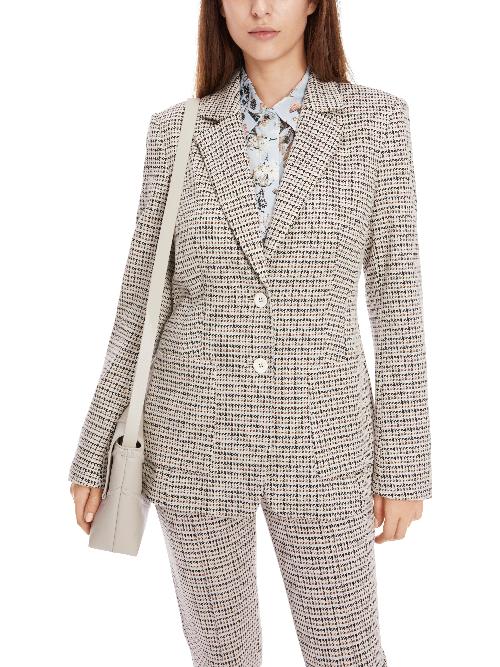 An image of the Marc Cain Houndstooth Blazer