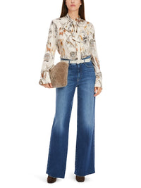 An image of the Marc Cain Animal Print Blouse