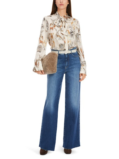 An image of the Marc Cain Animal Print Blouse