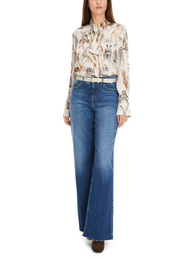 An image of the Marc Cain Animal Print Blouse