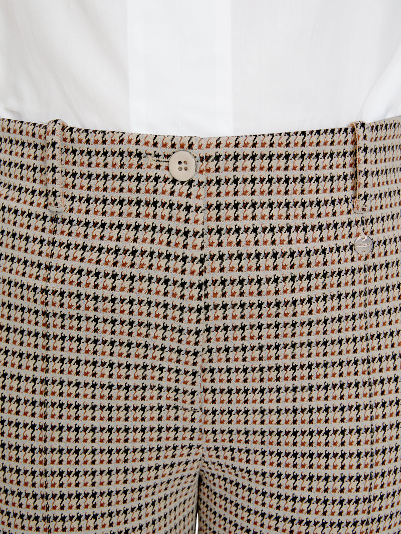 An image of the Marc Cain Houndstooth Trousers