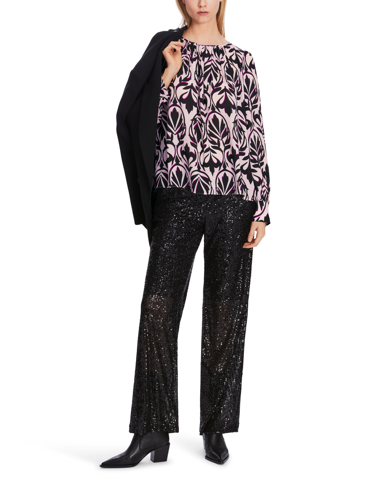 An image of the Marc Cain Patterned Blouse