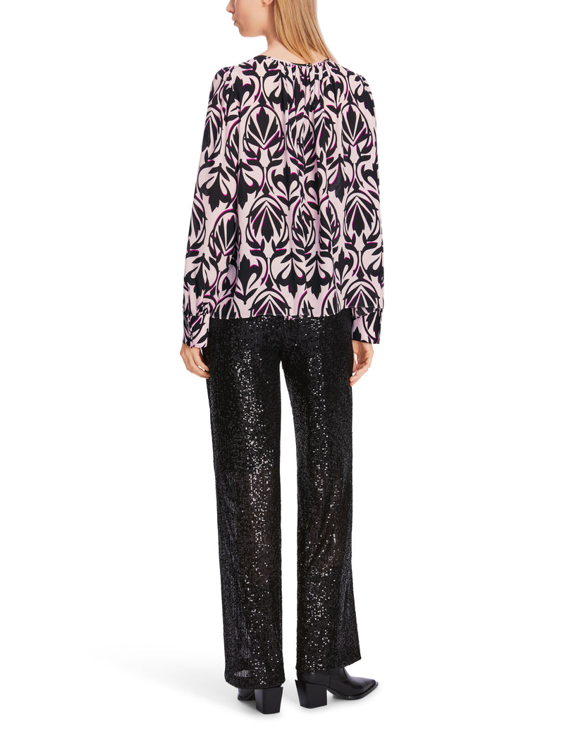 An image of the Marc Cain Patterned Blouse