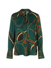 An image of the Marc Cain Blouse With Chain Design