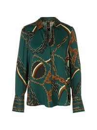 An image of the Marc Cain Blouse With Chain Design