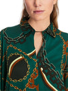An image of the Marc Cain Blouse With Chain Design